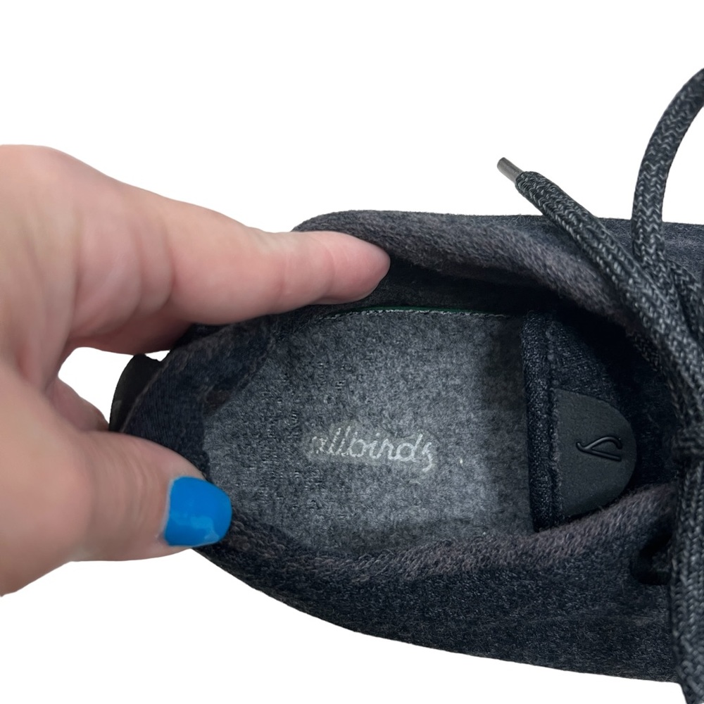 Allbirds dark gray lace up wool men’s sneakers size 12 - Picture 9 of 9
